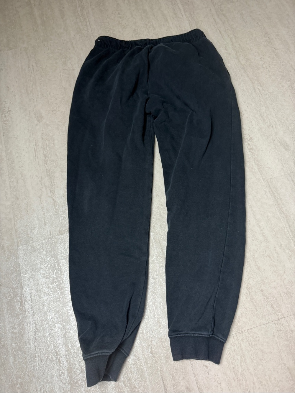 Nike joggers Sweatpants black with White Swoosh Logo women's small - Picture 7 of 7